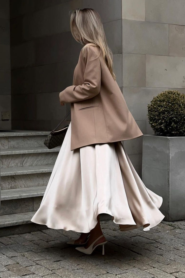 Etherea Draped Silhouette Skirt