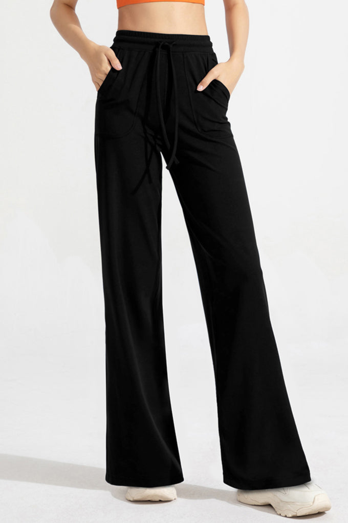 Women's Classic Drawstring Flare Pants