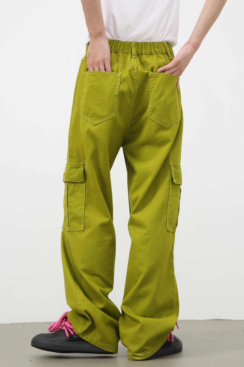 Trendy Wide-Leg Casual Cargo Pants