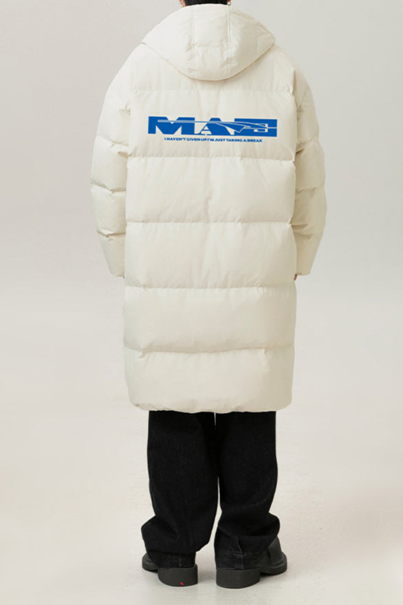 Warm Winter Long Down Hooded Jacket