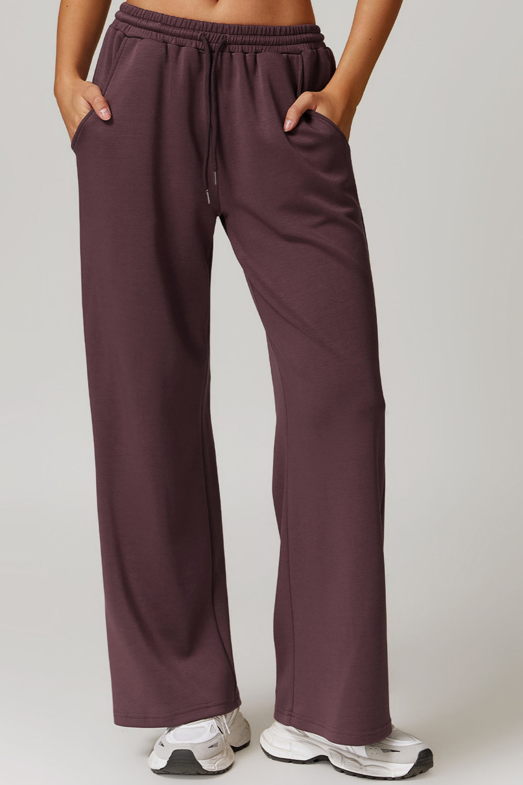 Women's Relaxed Fit Drawstring Trousers for Casual Wear