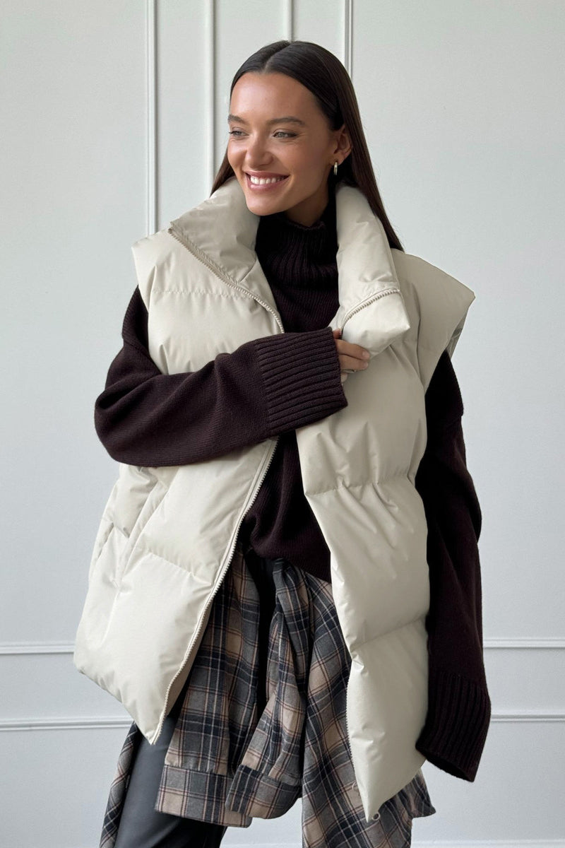 Women's Classic Layered Puffer Vest