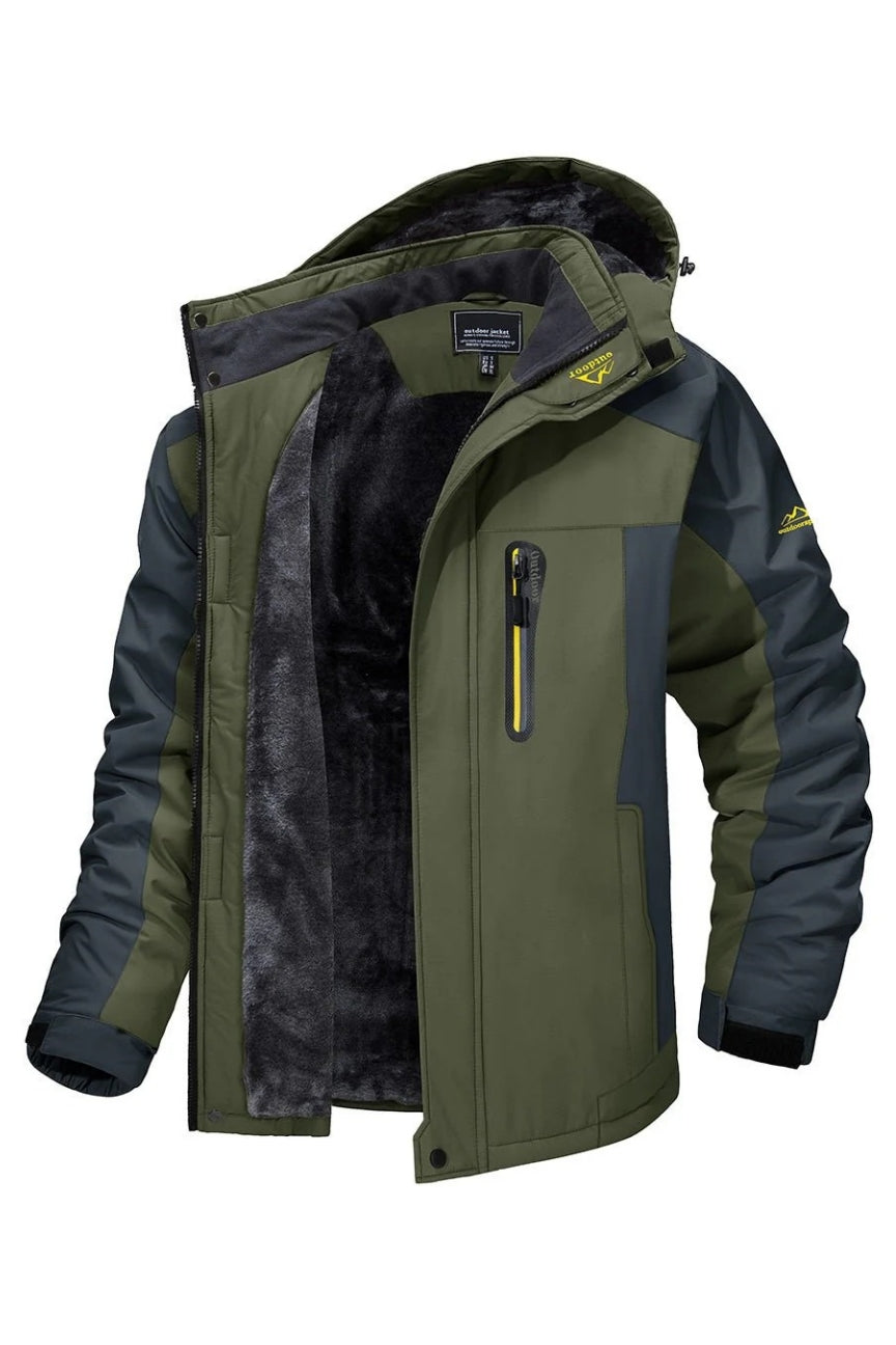 Outdoor Waterproof Insulated Fleece Lining Jacket