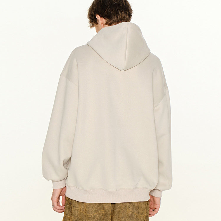 Espresso Minimalist Oversized Hoodie