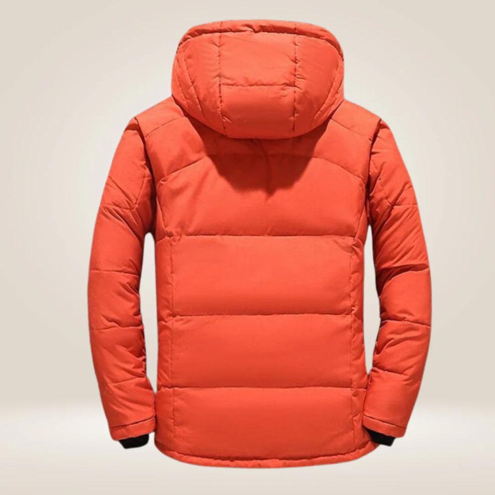 Winter Padded Waterproof Jacket with Detachable Hood