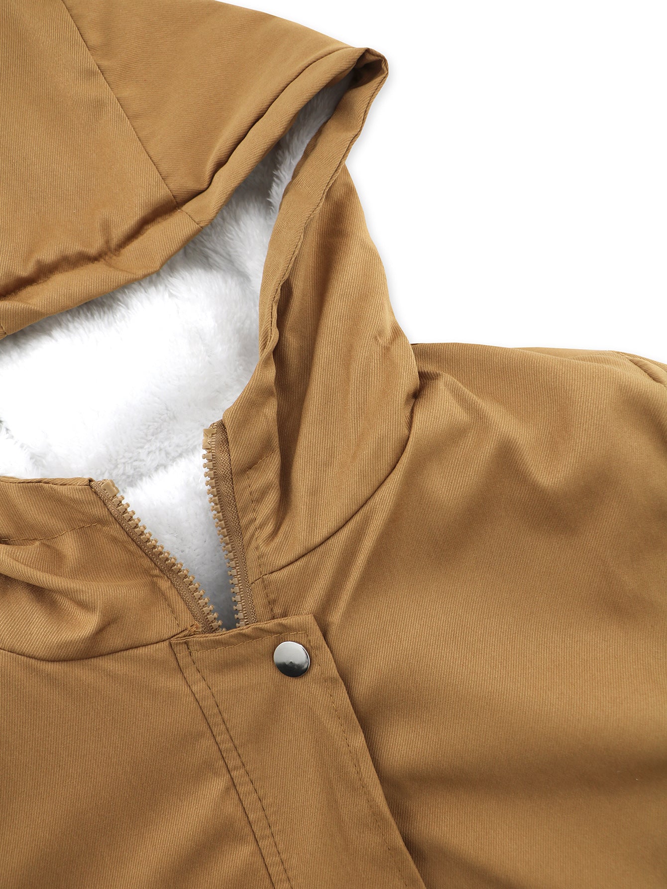 Hooded Parka with Adjustable Waist for Outdoor Adventures