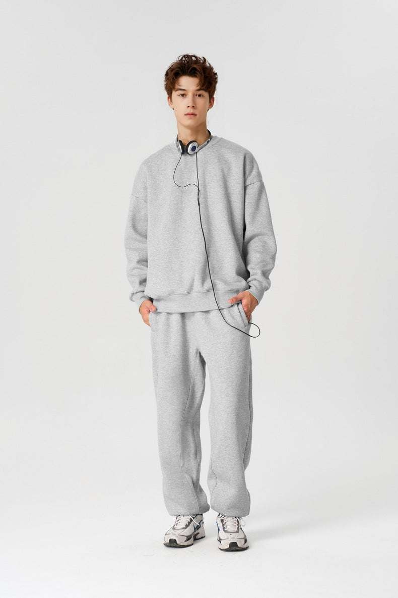 Elastic Waistband Cozy Cotton Sweatpants