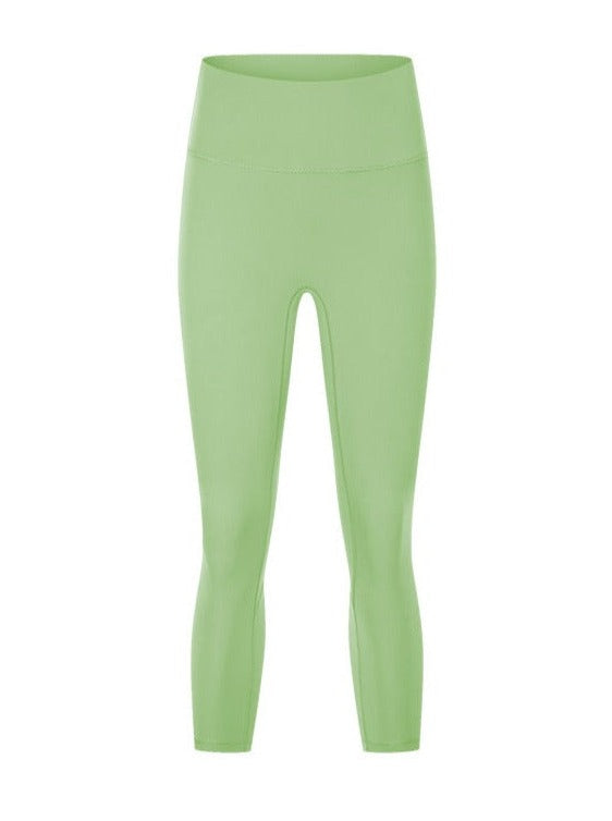 Apple Green Stretchable High Waist Exercise Yoga Pants