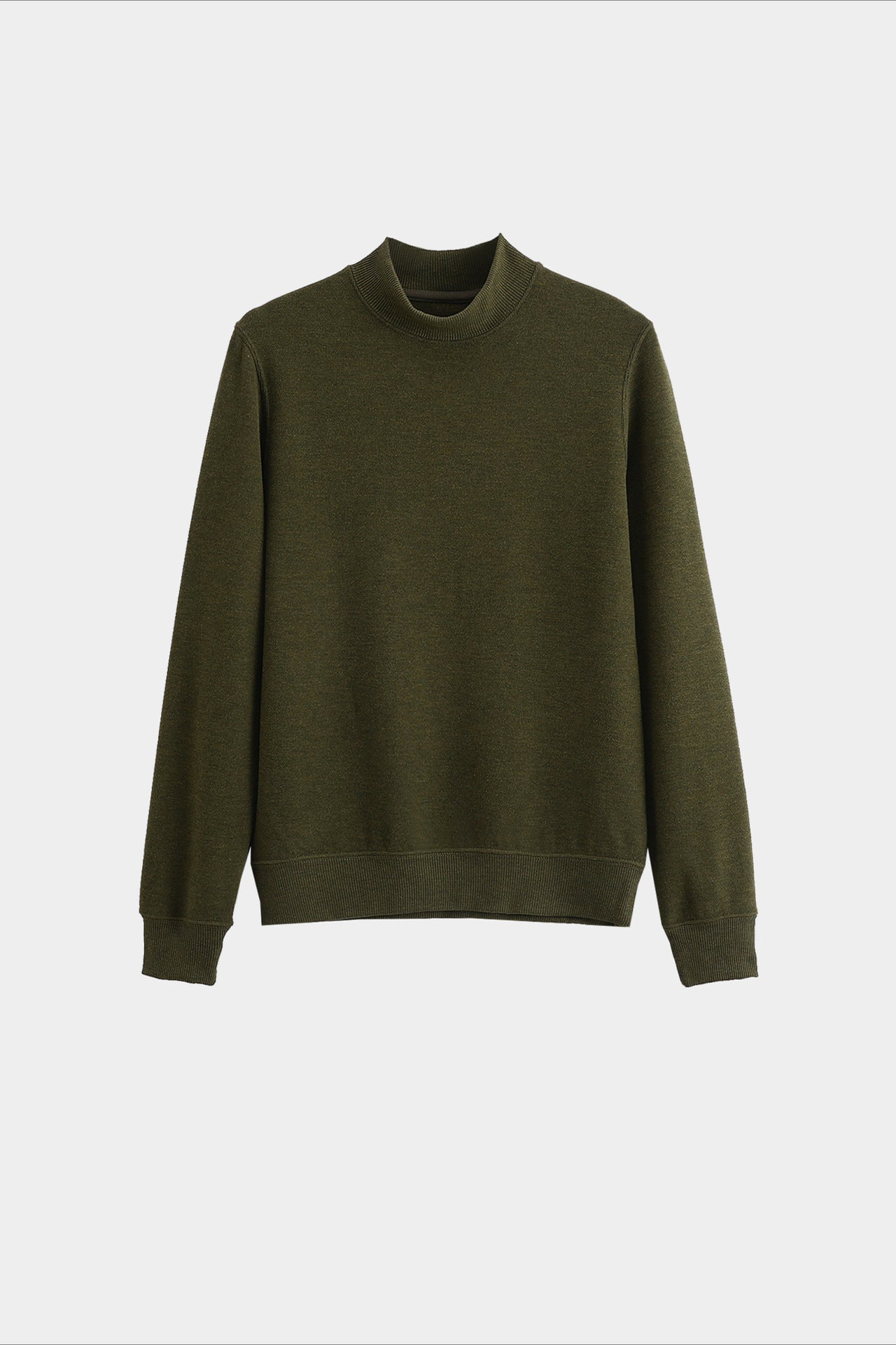 Slim High Collar Pullover Sweater