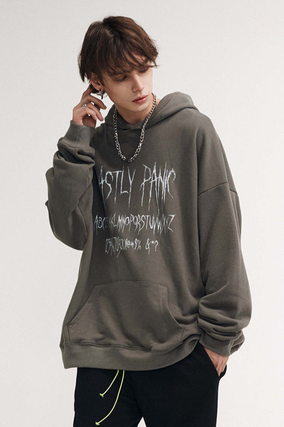 Men's Casual Oversized Hoodie with Graphic Print