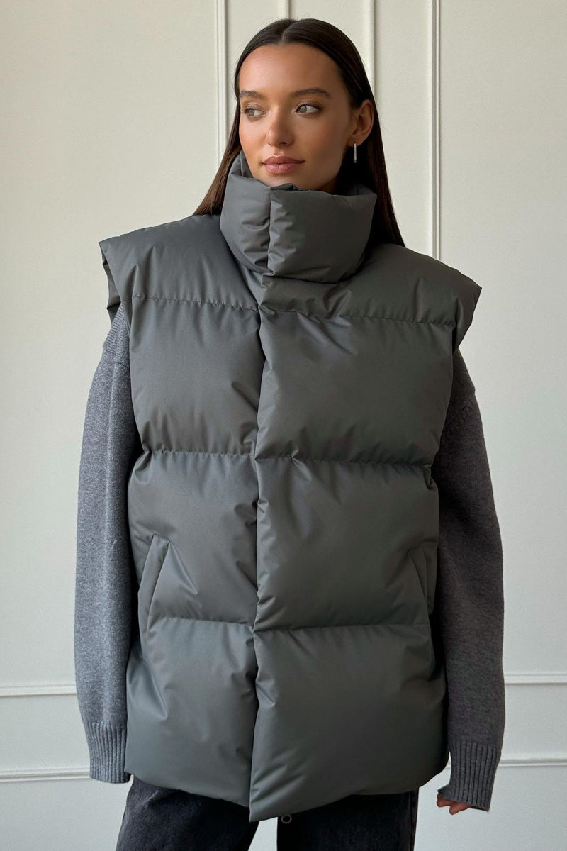 Women's Classic Layered Puffer Vest