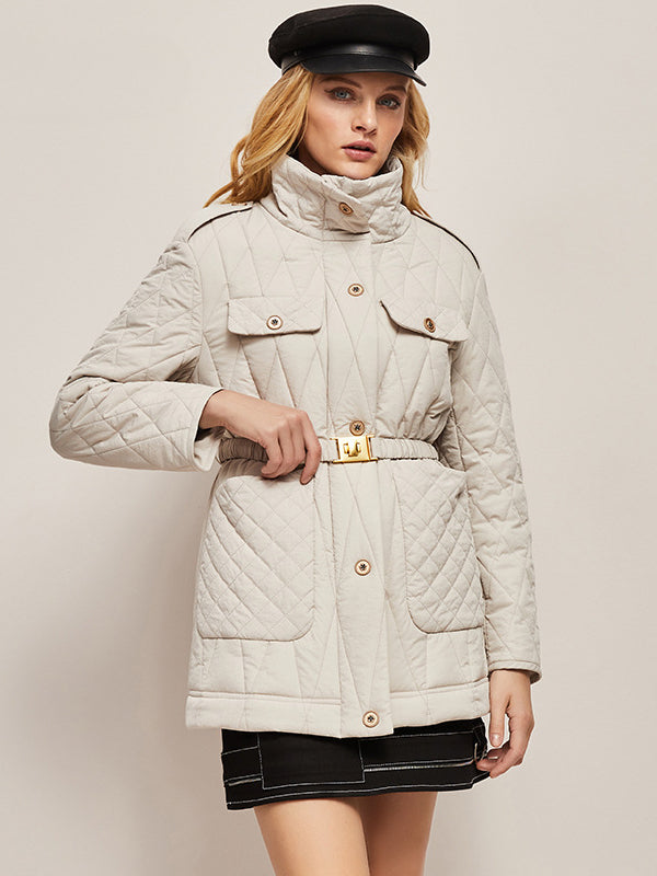 Cozy Casual Quilted Parka