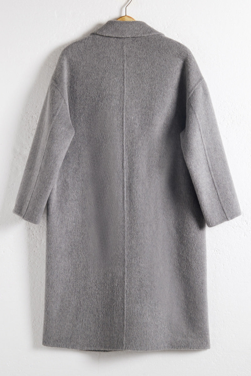 Warm Elegant Buttoned Long Coat